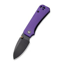 We Knife Co Ltd Baby Banter 2.34" Nitro-V Purple G10 Black C19068S-4