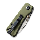 We Knife Co Ltd Baby Banter 2.34" Nitro-V Green G10 C19068S-5