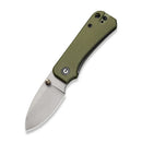 We Knife Co Ltd Baby Banter 2.34" Nitro-V Green G10 C19068S-5