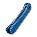 We Knife Co Ltd Elementum II 2.96" Nitro-V Aluminum Blue C18062PD-2