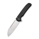 CIVIVI Chevalier Button Lock Folding Knife Black G10 3.46" 14C28N – C20022-1