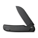 We Knife Co Ltd Chevalier II 3.47" 14C28N Aluminum Black C20022B-1