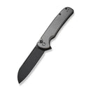 We Knife Co Ltd Chevalier II 3.47" 14C28N Black Stonewashed Aluminum Gray C20022B-3