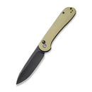 CIVIVI Button Lock Elementum Pocket Knife Micarta Handle (3.47" 14C28N Blade) C2103B