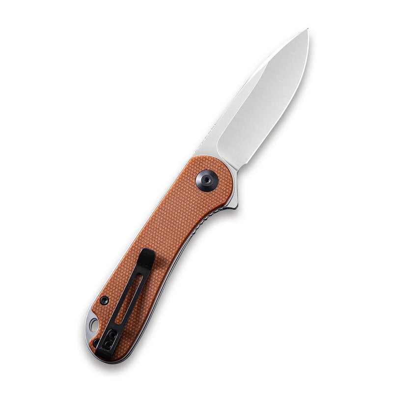 Civivi Elementum Folding Knife Brown Micarta Handle 2.96in D2 Steel Blade (C907M)