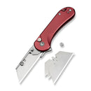 We Knife Co Ltd Elementum Utility 2.26" 6Cr13 Aluminum Burgundy C23039B-5