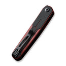 We Knife Co Ltd KwaiQ 2.97" Nitro-V Burgundy / Black G10 C23015-1
