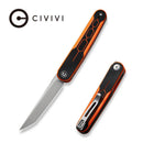 We Knife Co Ltd KwaiQ 2.97" Nitro-V Orange/Black G10 C23015-2