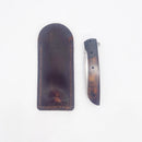 Clark Custom Knives Model 72 Flipper – CPM154 Ironwood & Carbon Fiber Liner Lock Custom Folding Knife