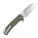 CobraTec Knives Wolverine 3.125" D2 Blade Green G-10 Handles CTWOLVERINEGRN