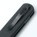 Vosteed Corgi CG29VPMK – 2.99" 14C28N Drop Point Trek Lock Knife with Black Micarta Handle