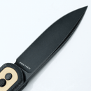 Vosteed Corgi CG29VPMK – 2.99" 14C28N Drop Point Trek Lock Knife with Black Micarta Handle