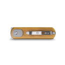 Vosteed Corgi Pup Trek Lock Knife 2.37" S35VN Satin Blade Amber PEI Handle A0723