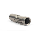 CWF Custom Flashlights Tumbled Titanium Groovy – 18350 Custom EDC Flashlight - USA Made