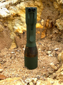 CWF Mini Turbo – 55,000 Candela 14500 Titanium / Copper Flashlight (USA Made, Forest Green, Copper)