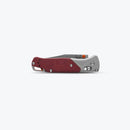 Benchmade Bugout 535-09 AXIS Lock 3.24" Stonewash CPM-S90V Grey/Redstone Aluminum & Richlite Handles