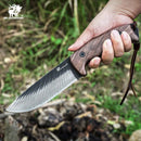 HX Outdoors Junglord D-340 walnut handle detail