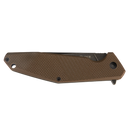 Ruike D191-W Folding Knife Blackwash 8Cr13MoV Desert Tan G-10/Stainless Steel Handles Framelock