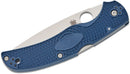 Spyderco Native Chief Lightweight – 4.02" Satin CPM-S110V Drop Point Blade, Dark Blue FRN Handles – C244PDBL