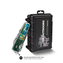 HX Outdoors DAMASK CAMPHOR DD-14B 3D-printed camphor pattern handle detail