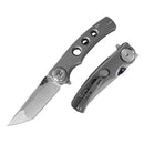 Dreamtech D3915TG – M390 Tanto Button‑Lock Titanium Folder