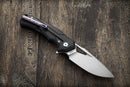 Dreamtech D9402B M390 Titanium+Zirconium Damascus Knife