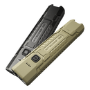 Nitecore EDC07 1500 lumen flat EDC flashlight front view