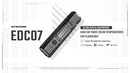 Nitecore EDC07 overview - ultra slim 2.47 oz high CRI three color temperature EDC flashlight