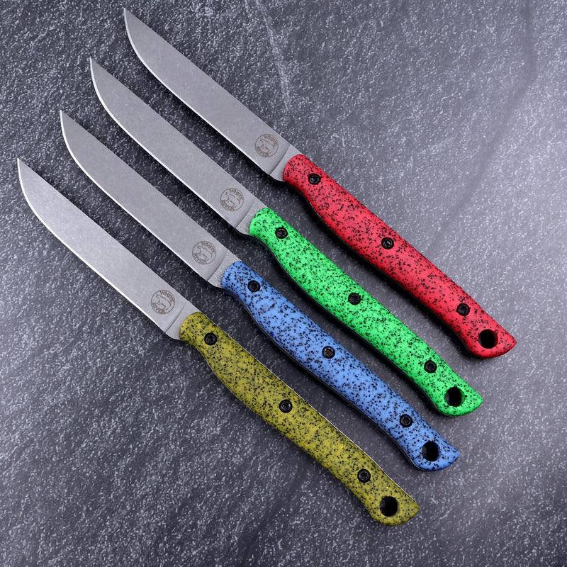 White River Knife & Tool Exodus 3 – 3.15" CPM S35VN Fixed Blade Knife Custom Bubblegum Pink GripX