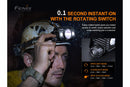 Fenix HP30R V2.0 – 3000 Lumen USB-C Rechargeable Headlamp, Spotlight + Floodlight Combo