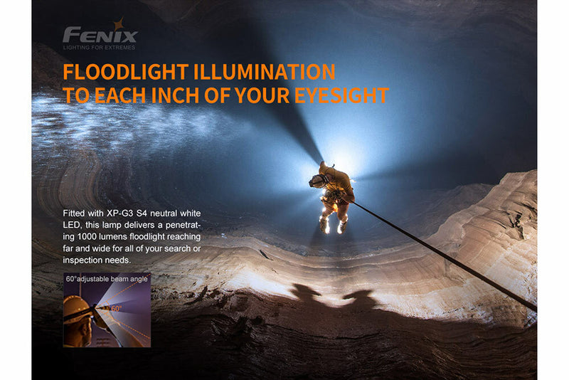 Fenix HP30R V2.0 – 3000 Lumen USB-C Rechargeable Headlamp, Spotlight + Floodlight Combo