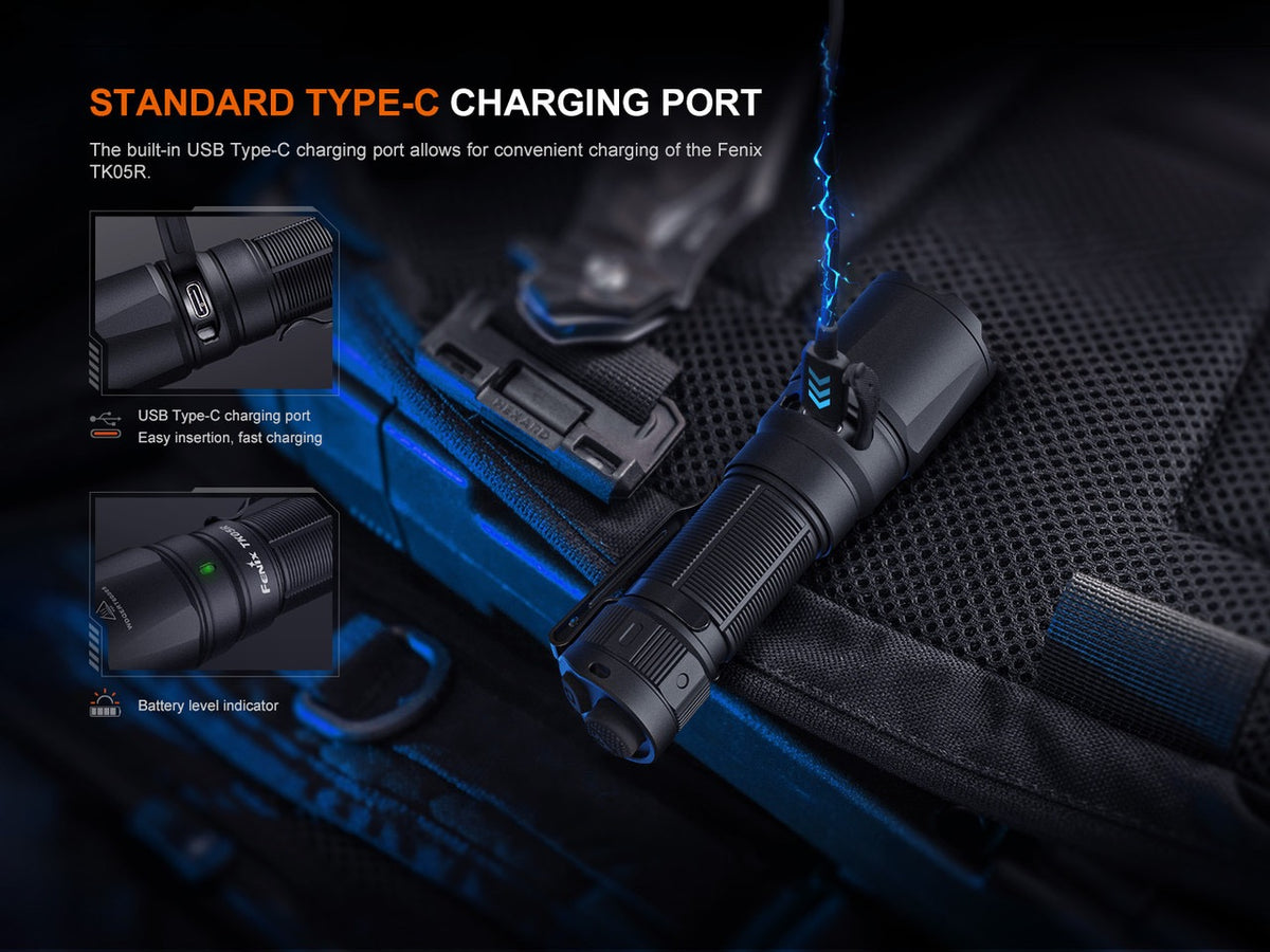 Fenix TK05R Flashlight – 1000 Lumens, High-Candela Beam | Going Gear