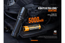 Fenix TK20R V2.0 – 3000 Lumen USB-C Rechargeable Tactical Flashlight, Dual Switch, 21700 Battery
