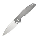 FerraMonster AURORA RAYS FM23002-A – 3.46" M390 Drop Point Titanium Frame Lock Knife