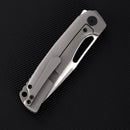 FerraMonster FERROX FM23006-D – 3.5" M390 Satin Blade, Dark Matter Copper FatCarbon & Titanium Frame Lock Knife