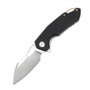 FerraMonster Glideman CP FM23003CP-A – 3.05" Satin 154CM Blade, Black Micarta Liner Lock EDC Knife