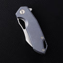 FerraMonster GLIDEMAN FM23003-A – 3.05" M390 Frame Lock Blue Stonewash Titanium Knife