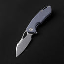 FerraMonster GLIDEMAN FM23003-A – 3.05" M390 Frame Lock Blue Stonewash Titanium Knife