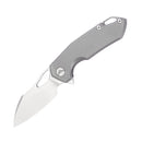 FerraMonster GLIDEMAN FM23003-B – 3.05" M390 Frame Lock Grey Titanium Knife