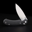 FerraMonster Spectrum CP FM23004CP-A – 3.31" Stonewashed 154CM Blade, Black Micarta Crossbar Lock EDC Knife