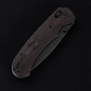 FerraMonster Spectrum CP FM23004CP-B – 3.31" Black Stonewash 154CM Blade, Red Micarta Crossbar Lock EDC Knife