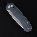FerraMonster Spectrum CP FM23004CP-C – 3.31" Stonewashed 154CM Blade, Blue Micarta Crossbar Lock EDC Knife