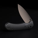 FerraMonster Spectrum FM23004-B – 3.31" Black DLC M390 Blade, Black Titanium Crossbar Lock EDC Knife