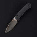 FerraMonster Spectrum FM23004-B – 3.31" Black DLC M390 Blade, Black Titanium Crossbar Lock EDC Knife