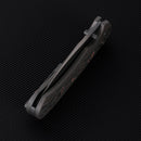 FerraMonster Spectrum FM23004-D – 3.31" Black DLC M390 Blade, Copper Foil Carbon Fiber Crossbar Lock Knife
