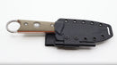 White River FC-PKO Firecraft Puukko Knife – 3.7in S35VN, OD Green Micarta w/ Orange Liners