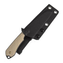 Kansept Valk G019A2 blackwash finish detail – compact 3 inch fixed blade