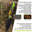 Kansept Fenrir G3034A6 80S camo carbon fiber handle detail