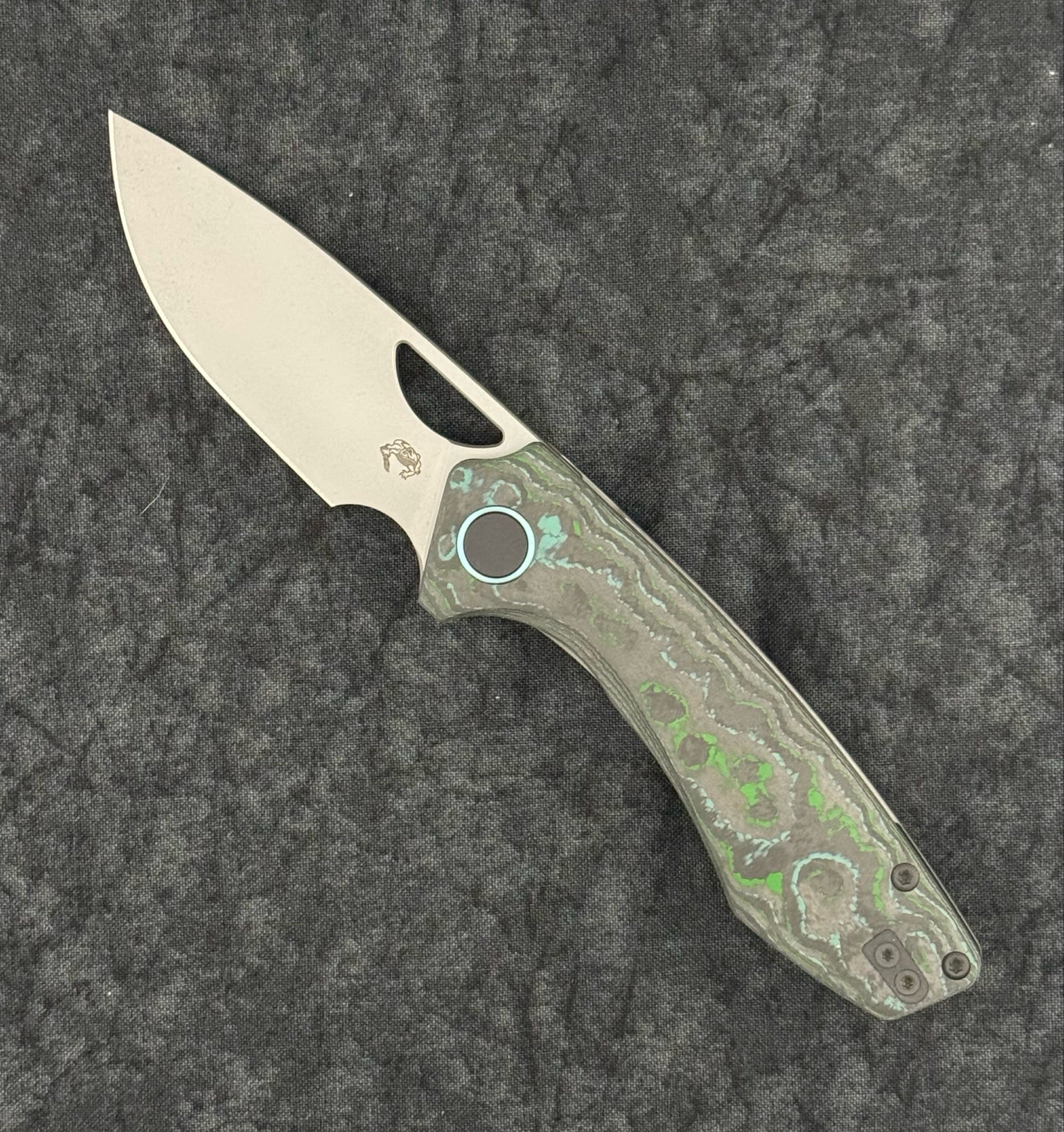 Gecko Customz Sikorae Lite MagnaCut SW Liner Lock Kelp Bed Camo Carbon