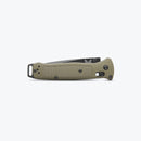 Benchmade Bailout 537BK-06 AXIS Lock 3.38" Black Cerakote CPM-S30V Tanto Ranger Green Grivory Handles